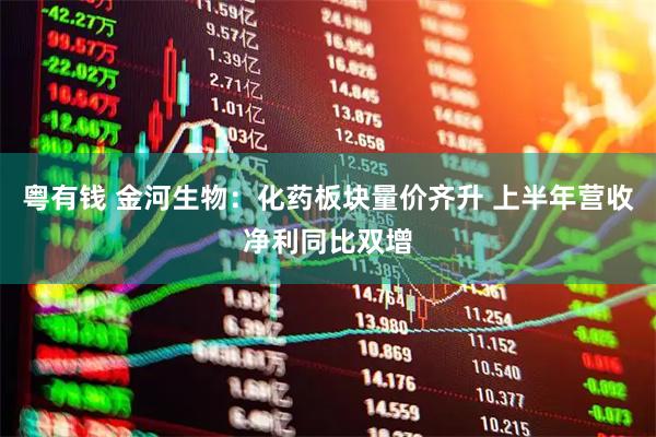 粤有钱 金河生物：化药板块量价齐升 上半年营收净利同比双增